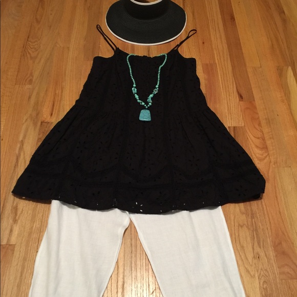 Joie Black Eyelet Sundress - Picture 7 of 9